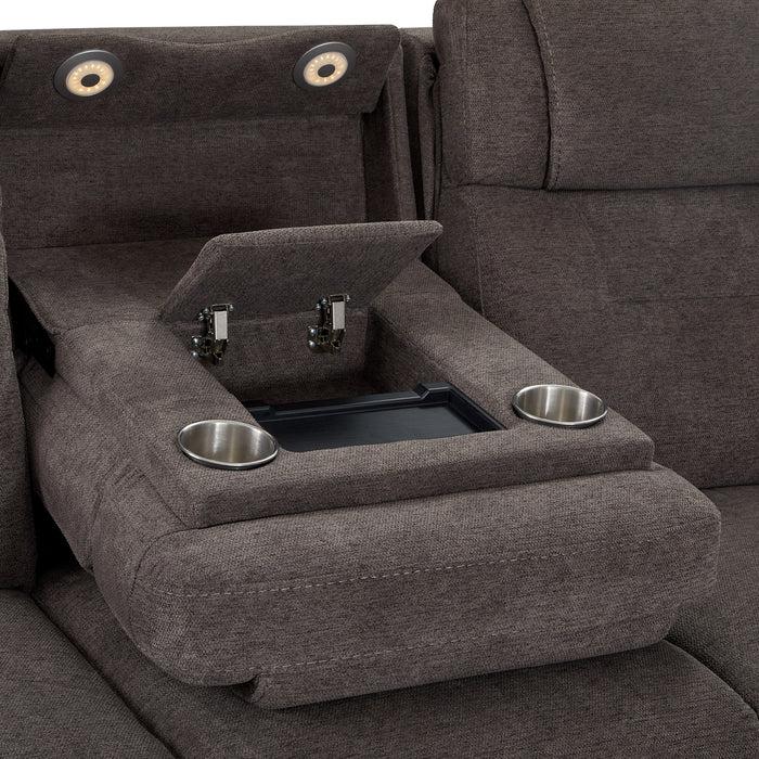 Zofa Flexsteel Power recline sofa