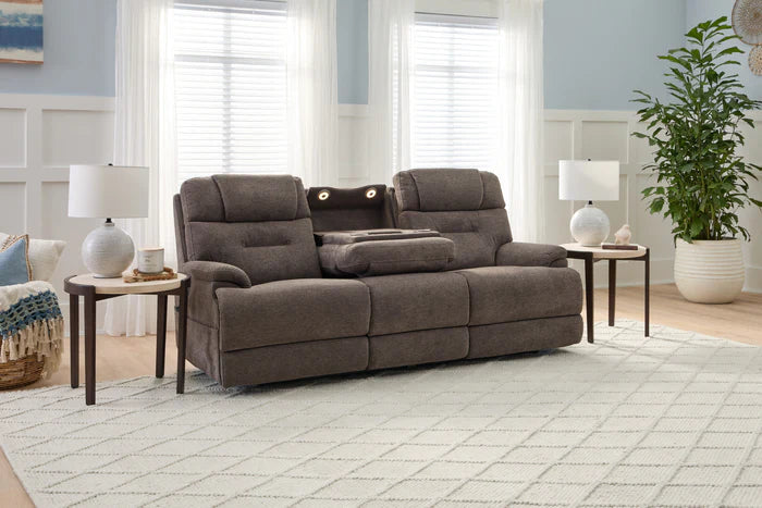 Zofa Flexsteel Power recline sofa