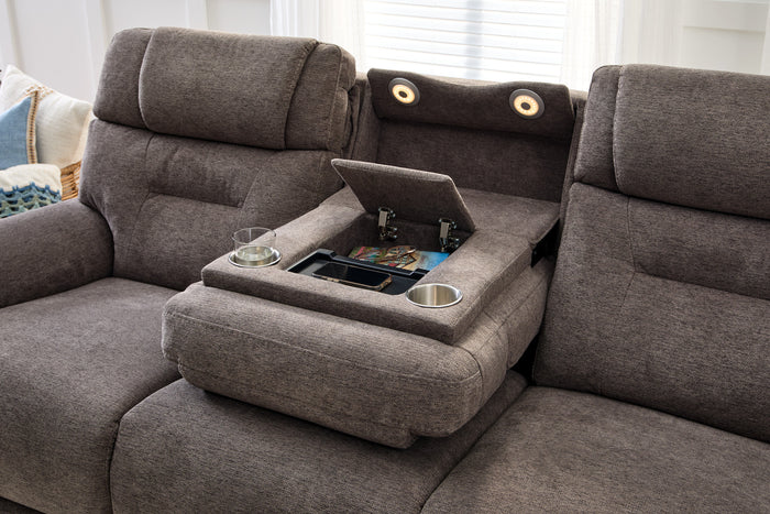 Zofa Flexsteel Power recline sofa