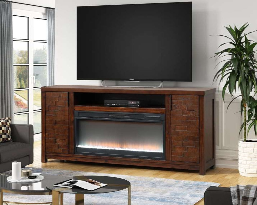 Hagris Media Console w/ Fireplace