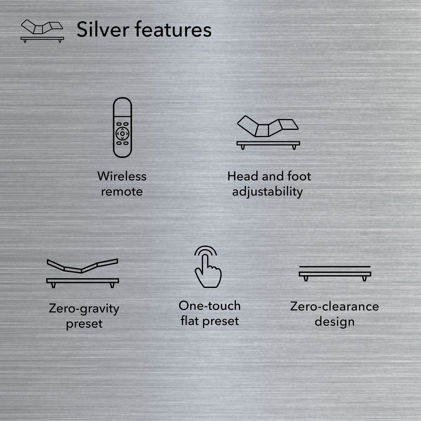 baselogic™ Silver Adjustable Base