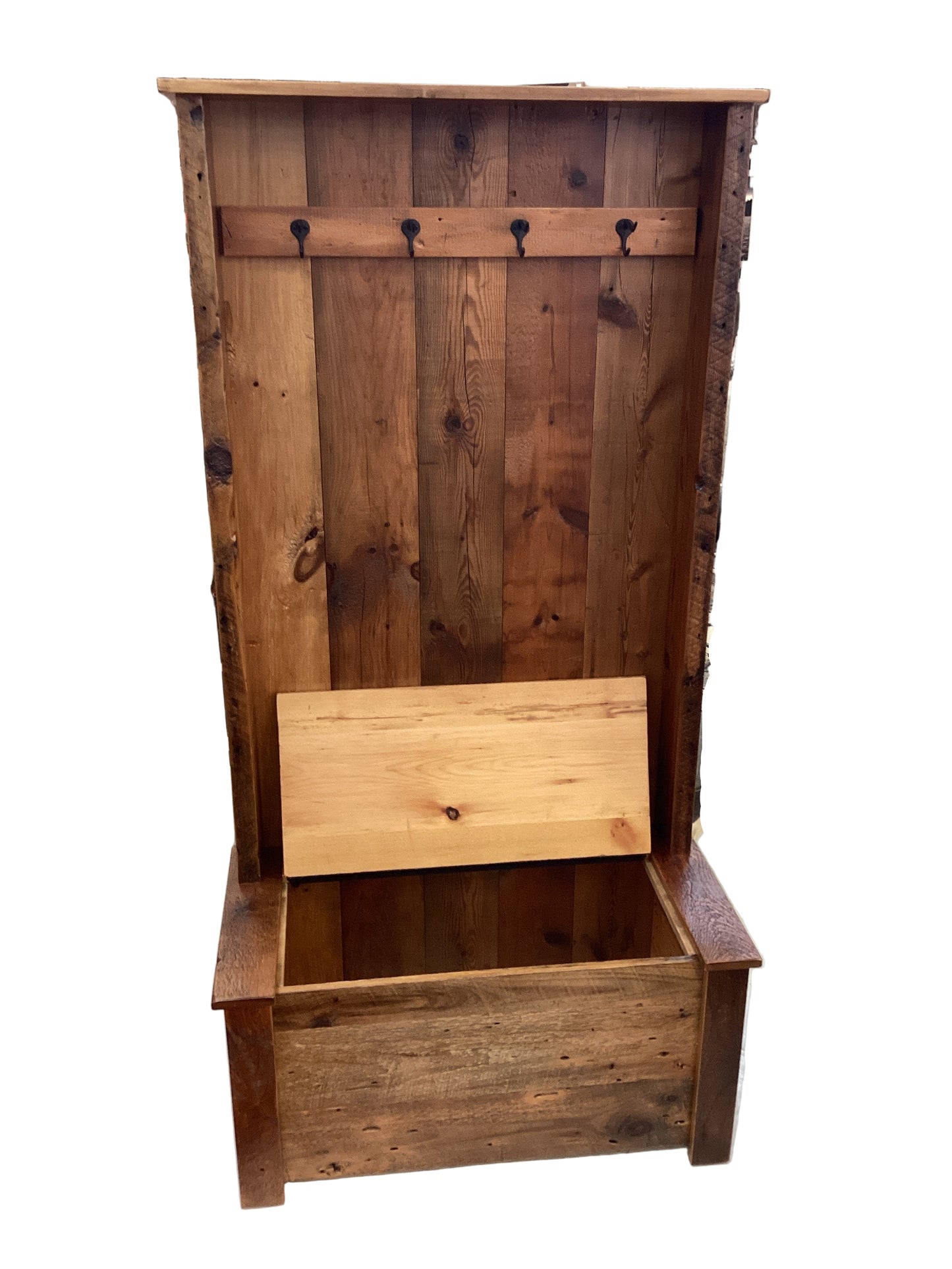 Amish Crafted Barnboard Hall Tree