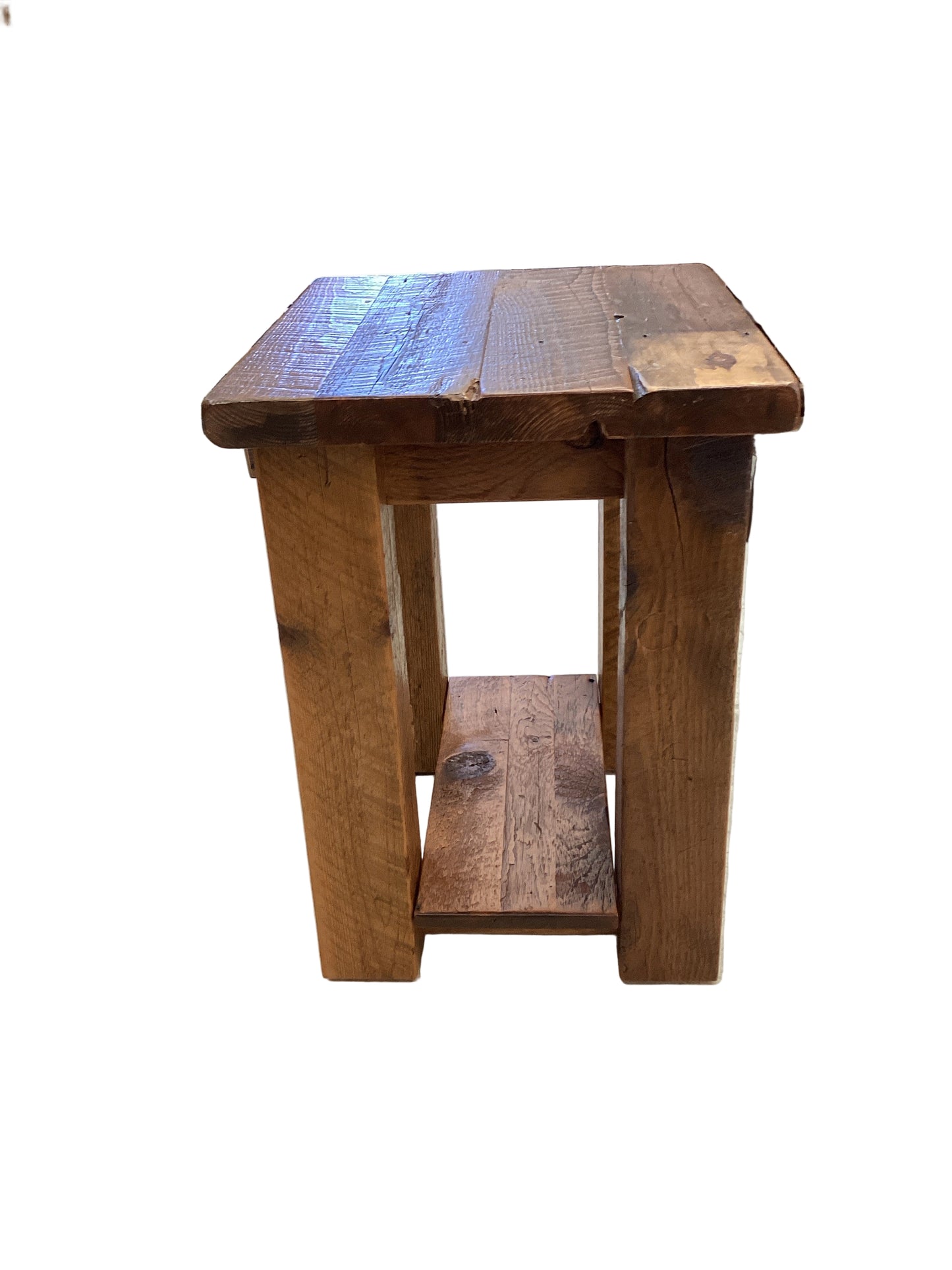 Amish Crafted Barnboard End Table