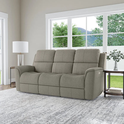 Henry Flexsteel Power recline sofa