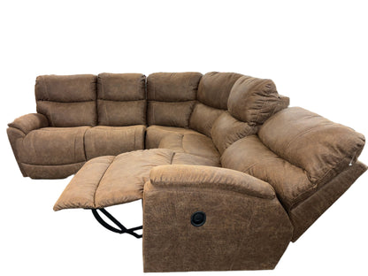 La-Z-Boy 3pc Trooper Sectional Reclining Sofa (Whiskey)