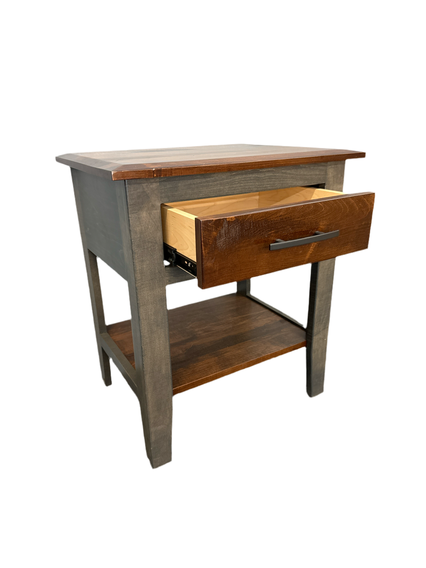 Stone Lake Rough Sawn Maple Pair of Night Stands