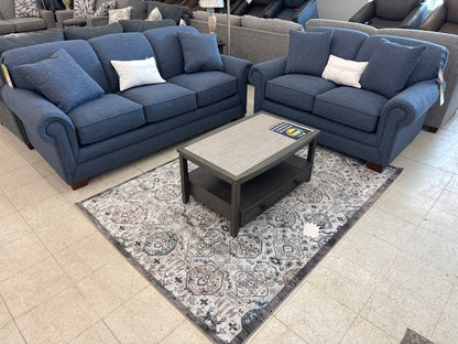 FACTORY SPECIAL La-Z-Boy Mackenzie Stationary Sofa w/ Matching Loveseat