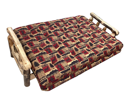 Rustic Red Pine Full EZ Bed