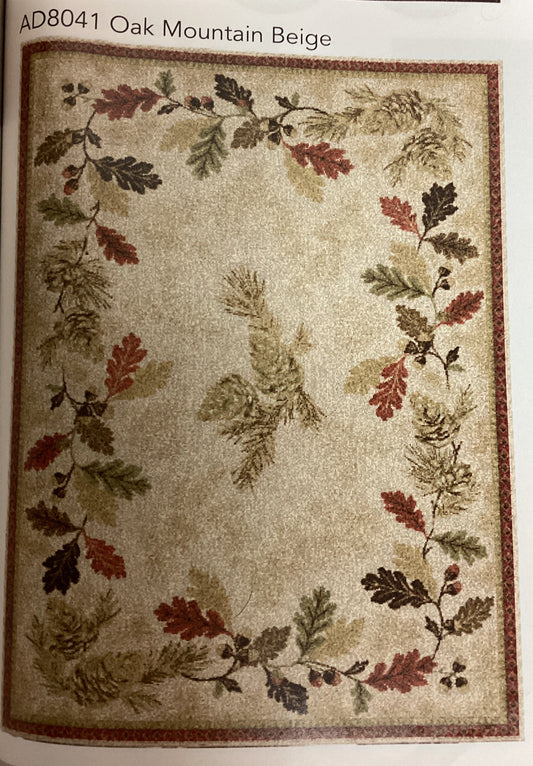 5'x8' Oak Mountain Beige Rug
