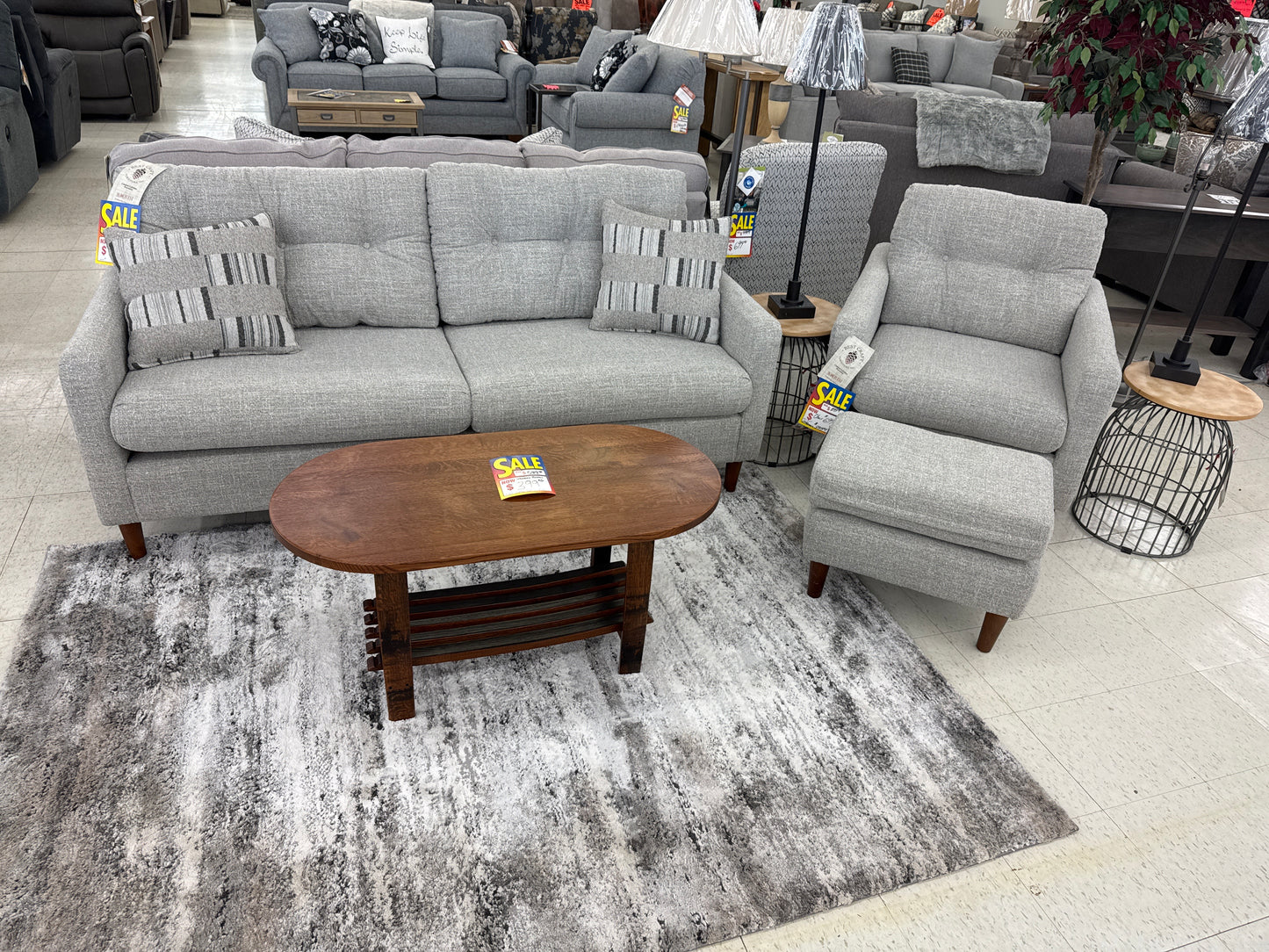 Bestcraft 3301 Sofa with Matching Chair & Ottoman