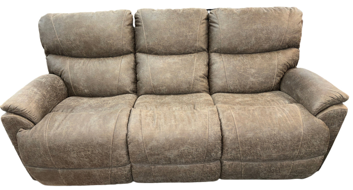 La-Z-Boy Trooper Power Sofa w/ Lumbar (Mink)