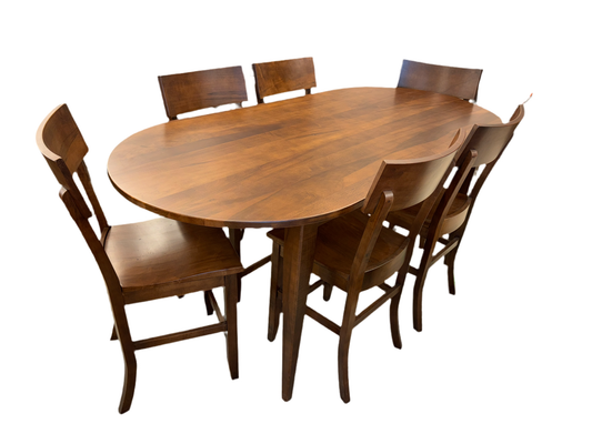 Solid Maple Counter Height 7pc Dining Set