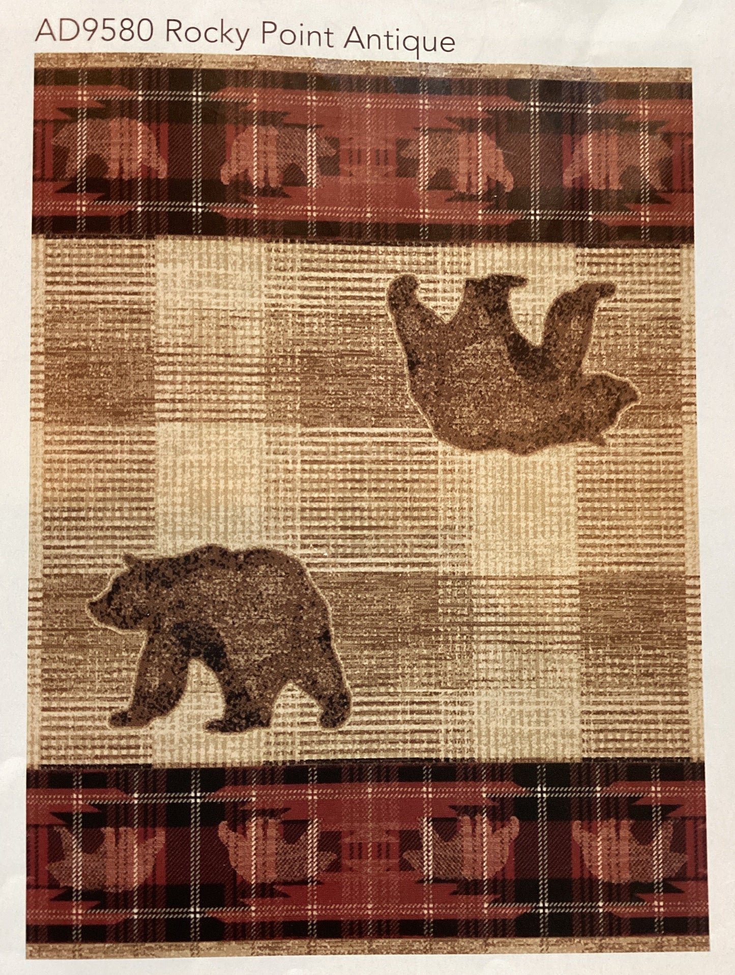 5'x8' Rocky Point Antique Rug