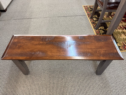 Amish Stone Lake 6 Piece Solid Rough Sawn Maple Table Set