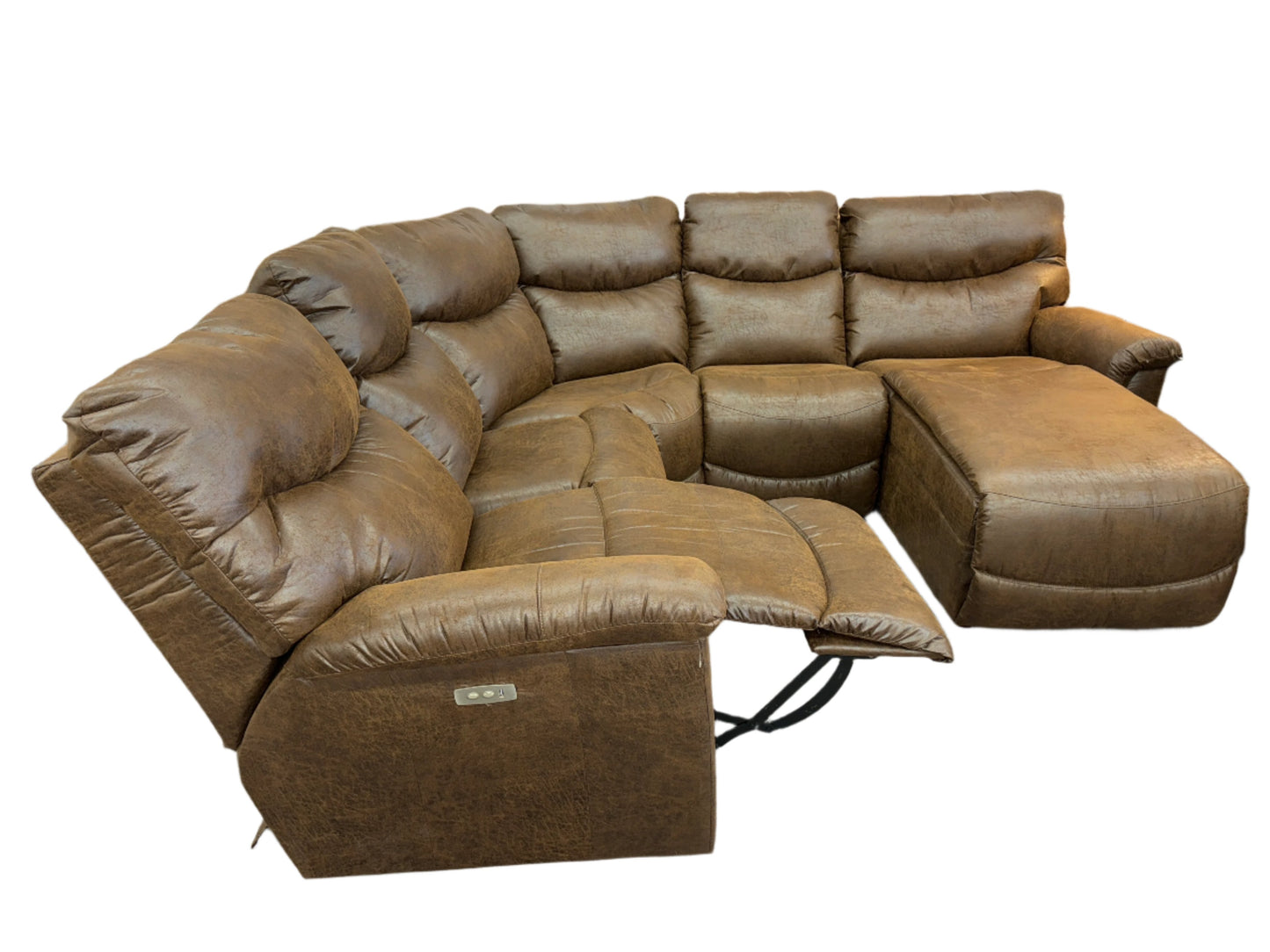 La-Z-Boy James Sectional Power Reclining Sofa w/ Chaise