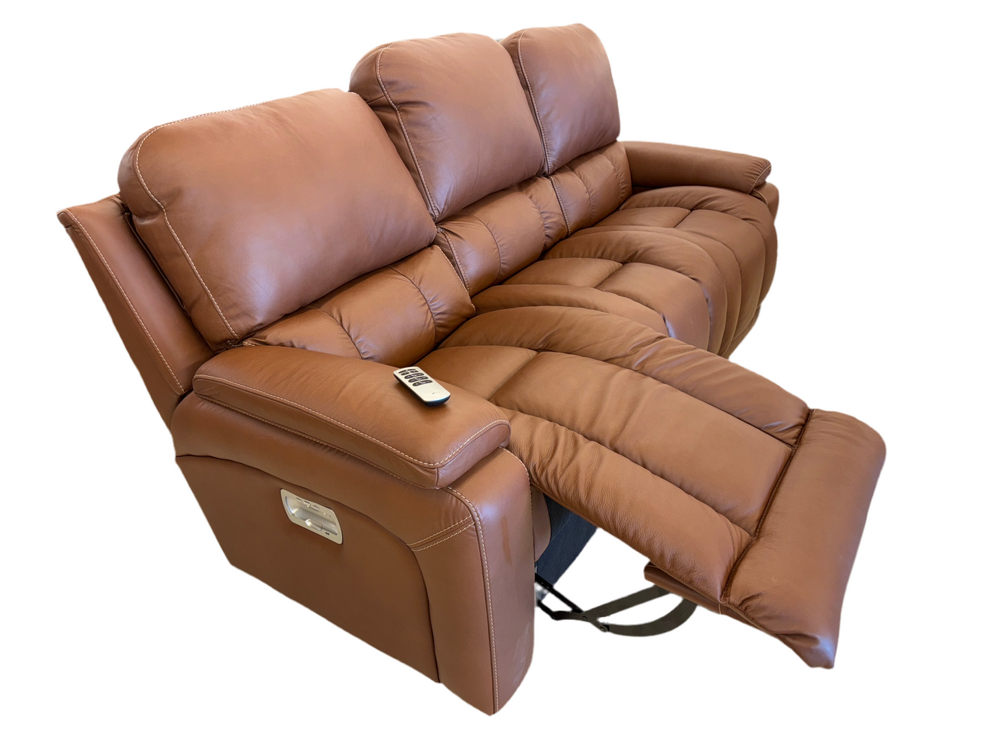 La-Z-Boy Greyson Power Sofa (Caramel)