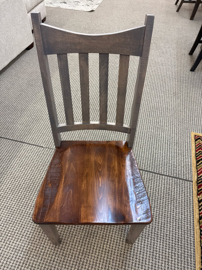 Amish Stone Lake 6 Piece Solid Rough Sawn Maple Table Set