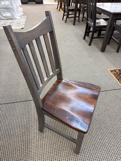 Amish Stone Lake 6 Piece Solid Rough Sawn Maple Table Set