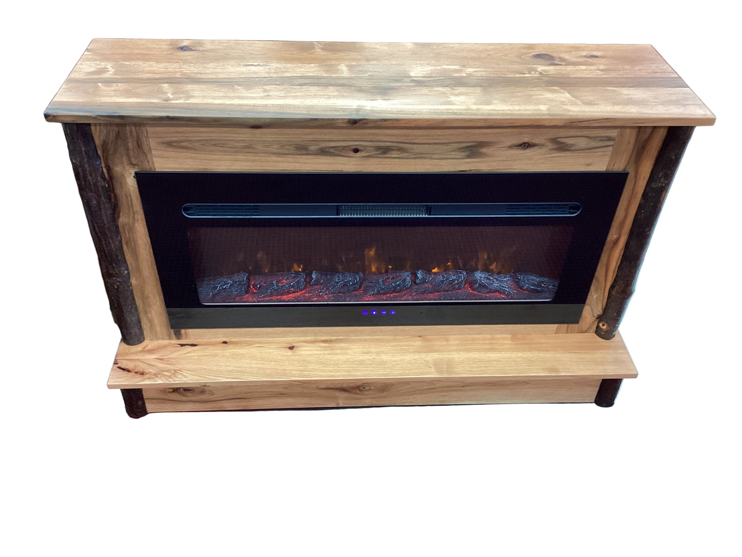 One of a Kind Hickory Fireplace