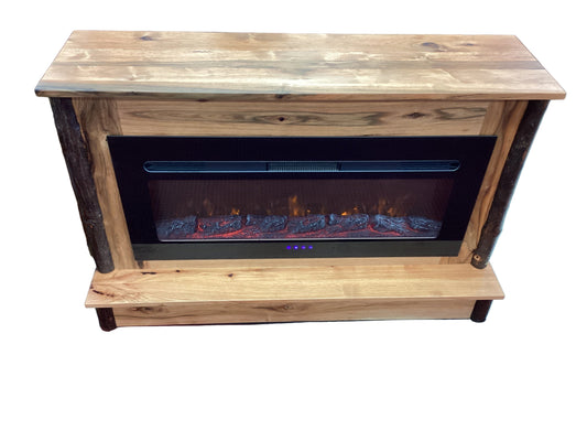 One of a Kind Hickory Fireplace