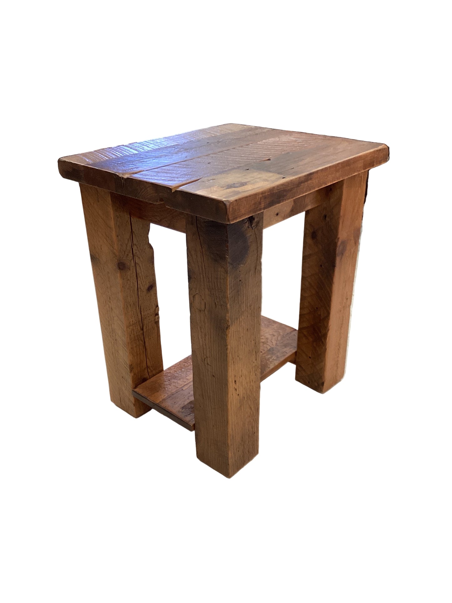 Amish Crafted Barnboard End Table