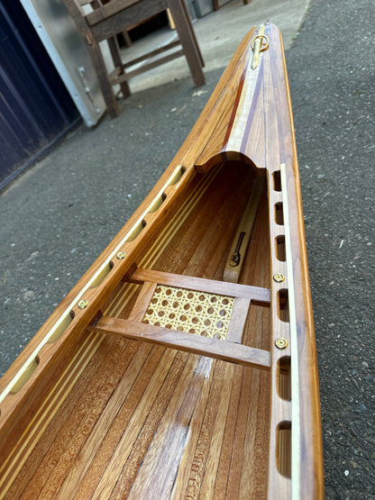 Wooden Canoe Decoration