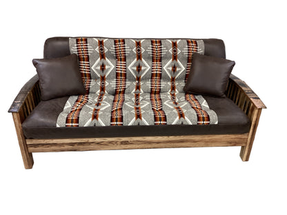 Burnt Hickory Whiskey Barrel Full EZ Bed