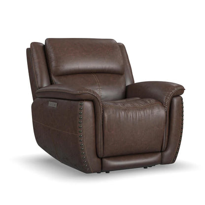 Flexsteel Beau Power Recline Sofa w/ Matching Loveseat and Power Recliner