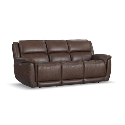Flexsteel Beau Power Recline Sofa w/ Matching Loveseat and Power Recliner