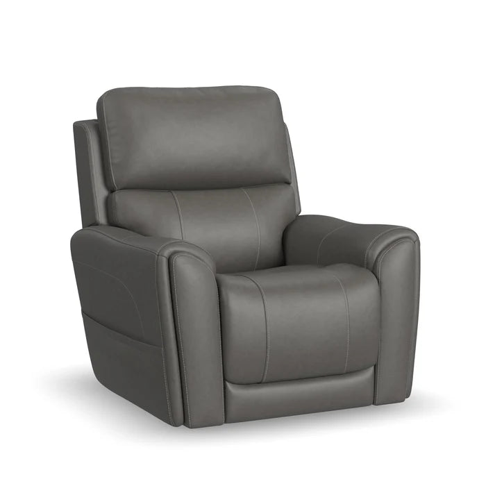 Flexsteel Carter Power Recline Sofa w/ Matching Loveseat and Power Recliner