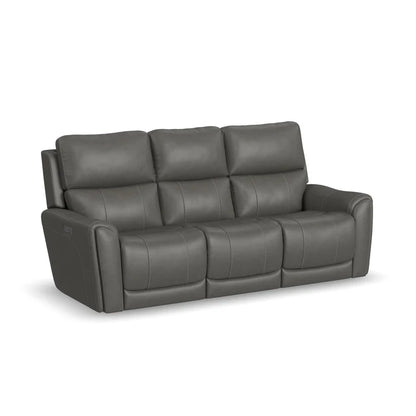 Flexsteel Carter Power Recline Sofa w/ Matching Loveseat and Power Recliner