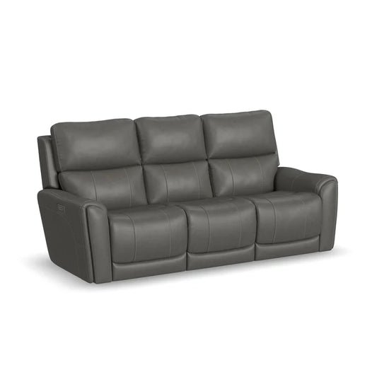 Flexsteel Carter Power Recline Sofa w/ Matching Loveseat and Power Recliner