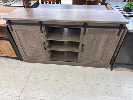 Purdue 62" Sliding Barn Door TV Stand
