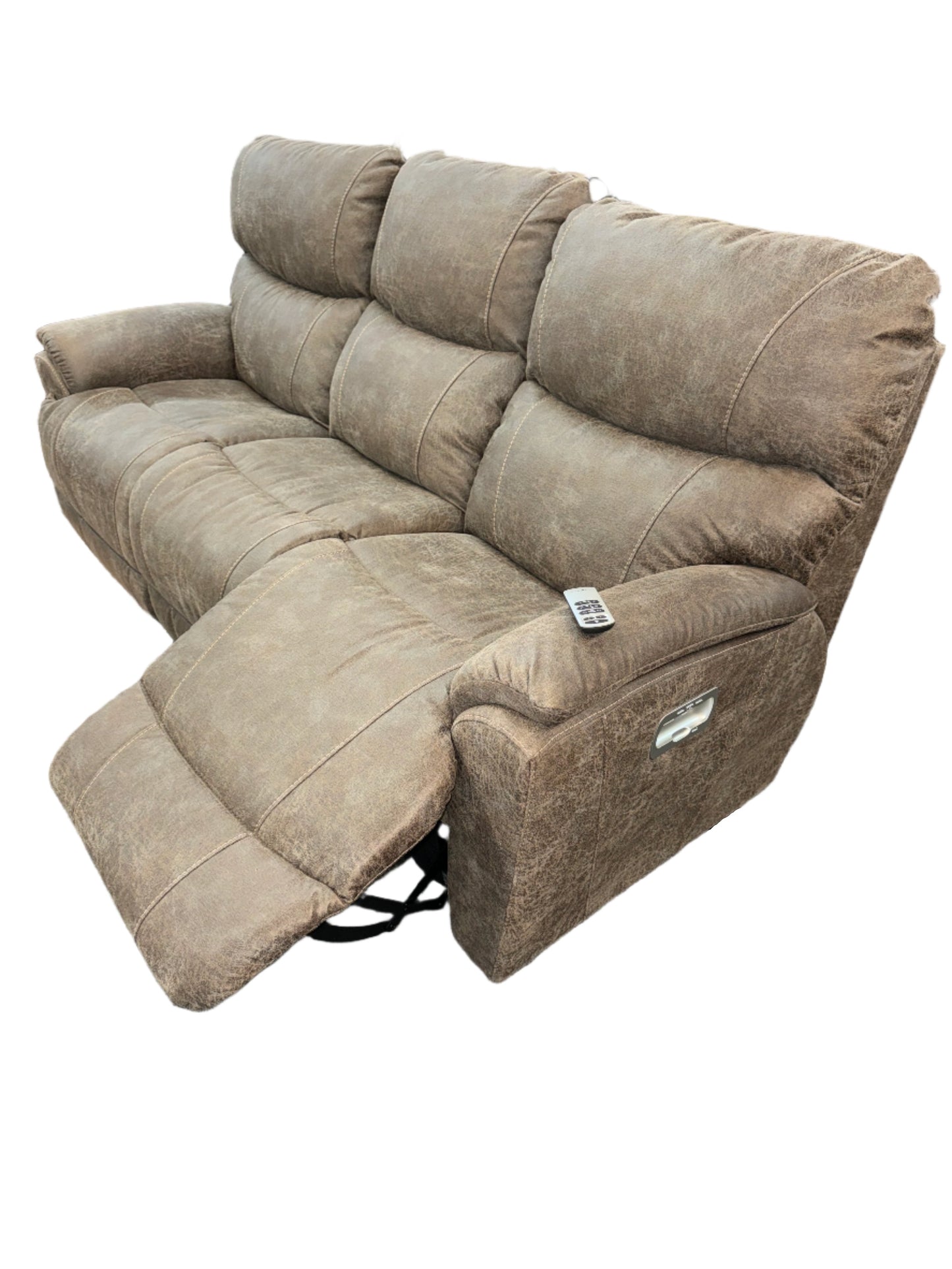 La-Z-Boy Trooper Power Sofa w/ Lumbar (Mink)