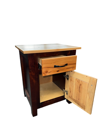 Amish Two Tone Hickory Nightstands