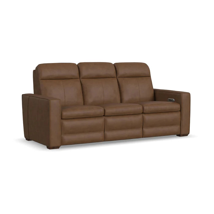 Flexsteel Dutch Power Recline Sofa w/ Matching Loveseat and Power Recliner