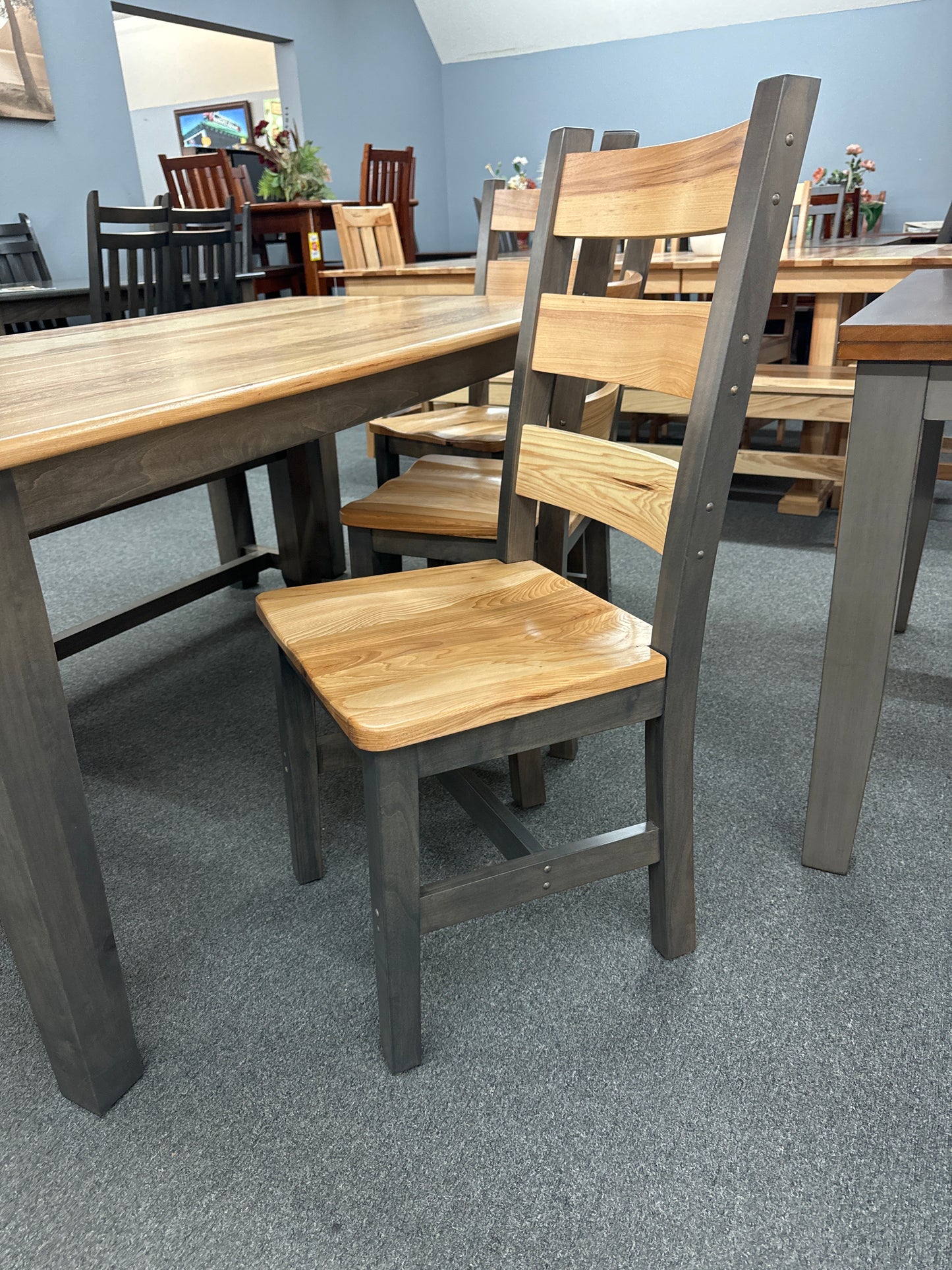 Amish Made Hickory Dining Set