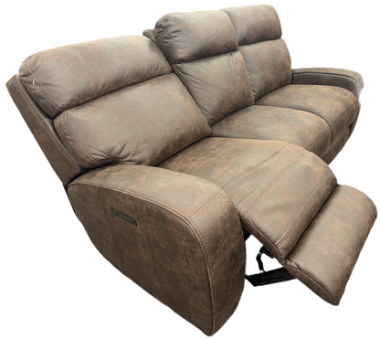 Flexsteel Power Recline Sofa w/ Matching Loveseat (Discontinued)