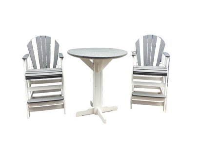 Grey and White poly 3 piece set