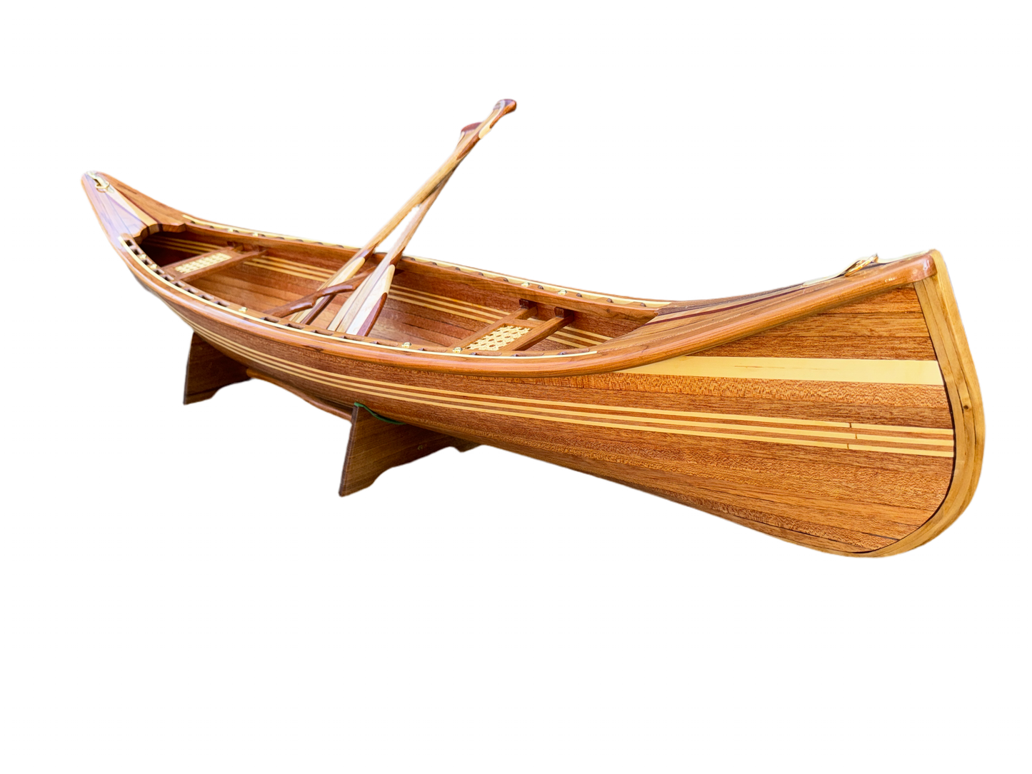 Wooden Canoe Decoration