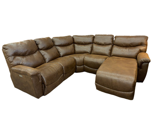 La-Z-Boy James Sectional Power Reclining Sofa w/ Chaise