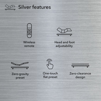 baselogic™ Silver Adjustable Base