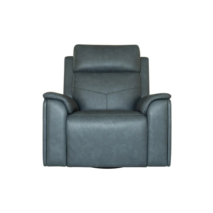 Flexsteel Vernon Power Recline Sofa w/ Matching Swivel Recliner