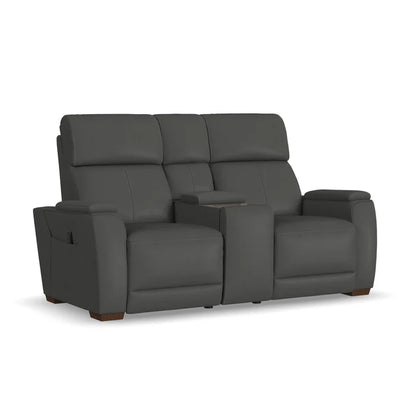 Flexsteel Vibe Power Reclining Set with Power Headrest, Lumbar, Heat, Massage & Pulse