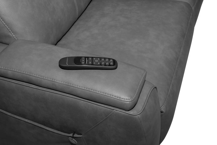 Flexsteel Vibe Power Reclining Set with Power Headrest, Lumbar, Heat, Massage & Pulse