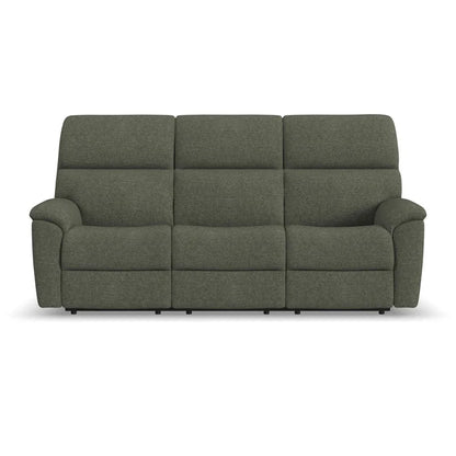 Porter Fabric Power Reclining Sofa with Console, Power Headrest, & Lumbar